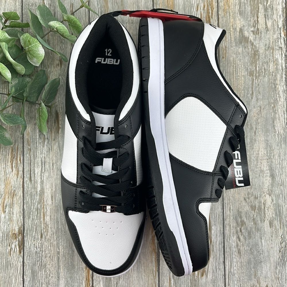 Men’s FUBU Active Icon Low-Top Sneakers Shoes Size 12
